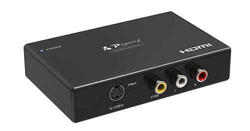 Adaptador de vídeo compuesto y audio estéreo a HDMI